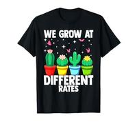We Grow at Different Rates Growth Mindset Teacher T-Shirt