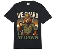 We Guard At Dawn Bear Wilderness Comfort Colors Adult Heavyweight T-Shirt