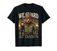 We Guard At Dawn Bear Wilderness Value Graphic T-Shirt