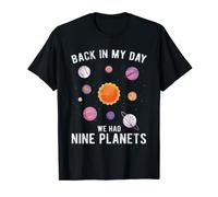 We Had Nine Planets Science Pluto Space T-Shirt