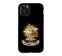 We Hammer At Dawn Funny Carpenter Frog Hero Case for iPhone 11 Pro