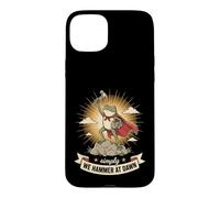 We Hammer At Dawn Funny Carpenter Frog Hero Case for iPhone 15 Plus