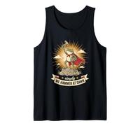 We Hammer At Dawn Funny Carpenter Frog Hero Tank Top