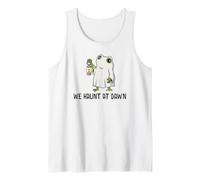 We Haunt At Dawn Frog Meme Ghost Spooky Season Halloween Tank Top