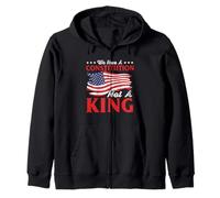 We Have A Constitution Not A King - Anti-Monarchy Liberty Zip Hoodie
