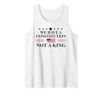 We Have a Constitution Not a King Protest No Kings America Tank Top