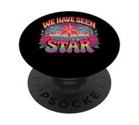 We Have Seen Star Retro Celestial Art PopSockets Adhesive PopGrip