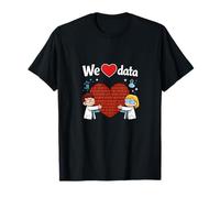 We Heart Data Scientist Novelty Binary Love Design T-Shirt