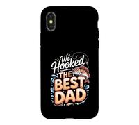 We Hooked the Best Dad Fishing Fisherman Angler Case for iPhone X/XS