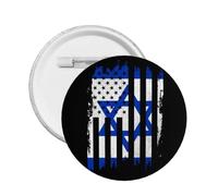 We I Stand With Israel Button Pins American Israel Flag Pin Pray For Israel Strong Button Support Israel Round Badge For Clothes Bag Hat