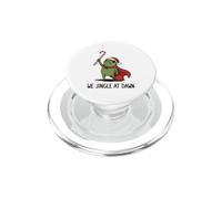 We Jingle At Dawn Holiday Funny Frog Meme Festive Christmas PopSockets PopGrip for MagSafe
