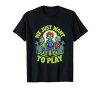 We Just Want to Play Zombie Kids T-Shirt