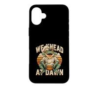 We Knead At Dawn Frog Chef Pasta Cooking Case for iPhone 16 Plus