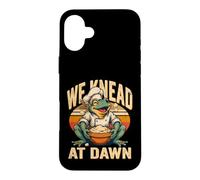 We Knead At Dawn Frog Chef Pasta Cooking Case for iPhone 16 Plus