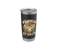 We Knead At Dawn Frog Chef Pasta Cooking Stainless Steel Insulated Tumbler