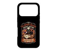 We Knead 'Em You Want 'Em Spooky Season Biscuit Factory Cat Case for iPhone 17 Pro