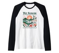We Know All Things Work Together for Good - Romans 8:28 Raglan Baseball Tee