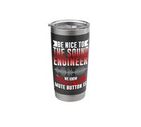 We Know Where the Mute Button is Sound Engineer Stainless Steel Insulated Tumbler