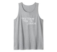 We Know You A Snitch Big Mouth Funny Tattletale Snitching Tank Top, Men, Heather Grey, Small