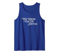 We Know You A Snitch Big Mouth Funny Tattletale Snitching Tank Top, Men, Royal Blue, Small