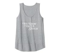 We Know You A Snitch Big Mouth Funny Tattletale Snitching Tank Top, Women, Heather Grey, XX-Large