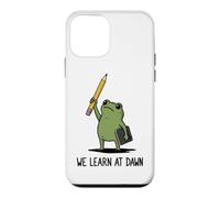 We Learn At Dawn Funny Frog Meme Teaching School Teacher Case for iPhone 12 mini
