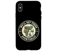 We ll Get There Eventually Turtle Hiking Case for iPhone X/XS