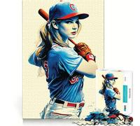 We Love Baseball 1000 Pieces Puzzles for Teenagers Mind Boost Fun High Accuracy Cutting Craft Calming Mental Break Activity (38x52cm)