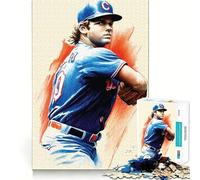 We Love Baseball Jigsaw Puzzle 1000 Recall Fun Play Advanced Laser Cutting Tech Holiday Indoor Entertainment Toy (38x52cm)