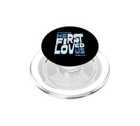 We Love Because He First Loved Us Christian Faith Verse PopSockets PopGrip for MagSafe