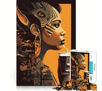 We Love Coffee 1000-piece Jigsaw Puzzles Brain Focus Game Expert Cutting Craftsmanship Fascinating Hobby for Idle Moments (50x75cm)