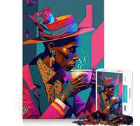 We Love Coffee Jigsaw for Teenagers 1000 Pieces Memory Fun Game Smooth Burr Free Surface Birthday Gift Brain Teaser Toy (50x75cm)