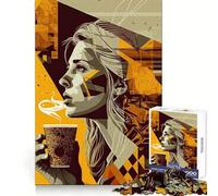 We Love Coffee Jigsaw for Teenagers1000 Pieces Mental Sharpness Calm Leisure Precise Fit (38x52cm)