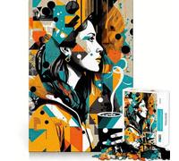 We Love Coffee Jigsaw Puzzle 1000 Think Boost Game Tight Lock No Loose Pieces Interactive Brain Challenge for Home (38x26cm)