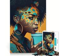 We Love Coffee Jigsaw Puzzles 1000 Mental Focus Game No Gap Tight Fitting Design Interactive Brain Challenge for Home (38x52cm)