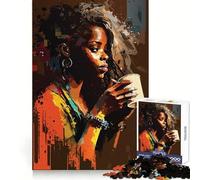 We Love Coffee Jigsaw Puzzles 1000 Pieces Think Training Quiet Recreation Defined Edges Heartfelt Gift (50x75cm)