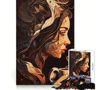 We Love Coffee Jigsaw Puzzles for Adults 1000 Piece Mental Exercise Mindful Leisure Snug Lock (50x75cm)