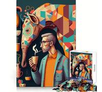 We Love Coffee Teenagers 1000 Piece Jigsaw Puzzle Focus Training Leisure Activity Tight Join Thoughtful Gift (50x75cm)
