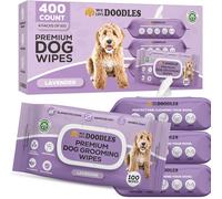 We Love Doodles Dog Grooming Wipes Lavender, 4 Pack (400 Count)
