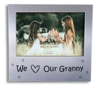 We Love Our Granny Photo Frame - Gift For Granny - Grandma Gift Idea - Birthday Present for Grandma - 5 x 3.5 inch - Style 3