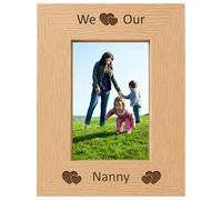 We Love Our Nanny 6x4 Oak Effect Photo Picture Frame Keepsake Gift