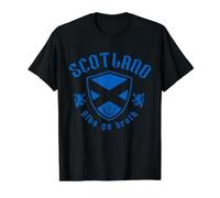 We Love Scotland Alba Gu Brath Scottish Flag Pride Vintage Value Graphic T-Shirt, Men, Black, S