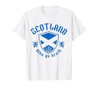 We Love Scotland Alba Gu Brath Scottish Flag Pride Vintage Value Graphic T-Shirt, Men, White, L