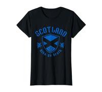We Love Scotland Alba Gu Brath Scottish Flag Pride Vintage Value Graphic T-Shirt, Women, Black, S