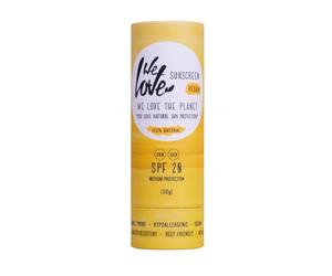 We Love The Planet - SPF 20 Natural Sunscreen Stick 60g - Vegan Eco-Friendly Sun Protection - Gentle & Effective - Suitable for All Skin Types