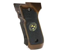WE M9 STARS Grip Cover for WE M9 / M92 / M92F Airsoft GBB (Brown & Black)