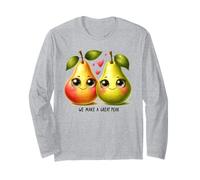 We Make A Great Pear Cute Fruit Couple Pun Long Sleeve T-Shirt