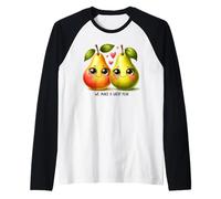 We Make A Great Pear Cute Fruit Couple Pun Raglan Baseball Tee