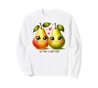 We Make A Great Pear Cute Fruit Couple Pun Sweatshirt