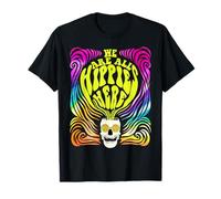 We maybe all hippies here, Retro psychedelic T-Shirt